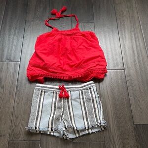 Artisan NY toddler halter and shorts set